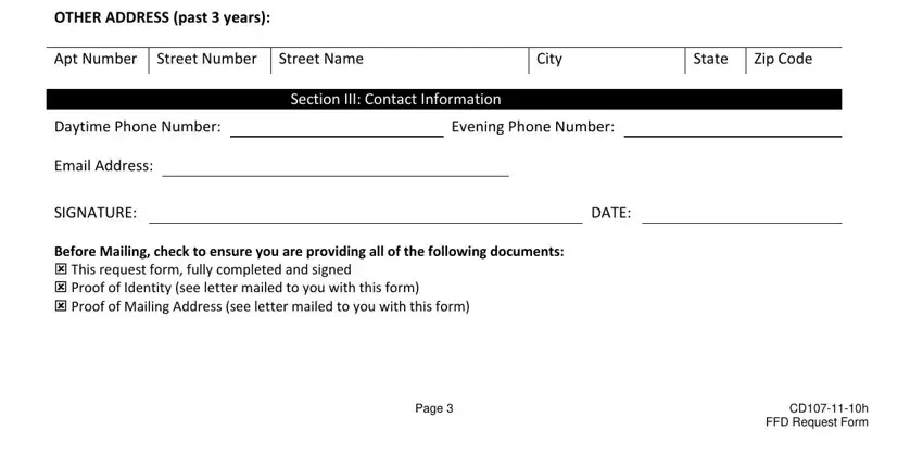 Entering details in lexisnexis request form part 2