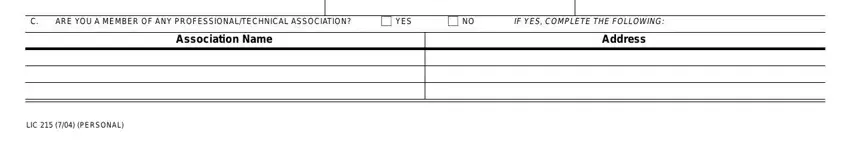 step 3 to completing ca lic 215