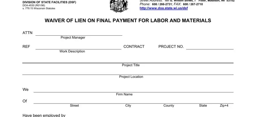 writing wisconsin property lien form part 1