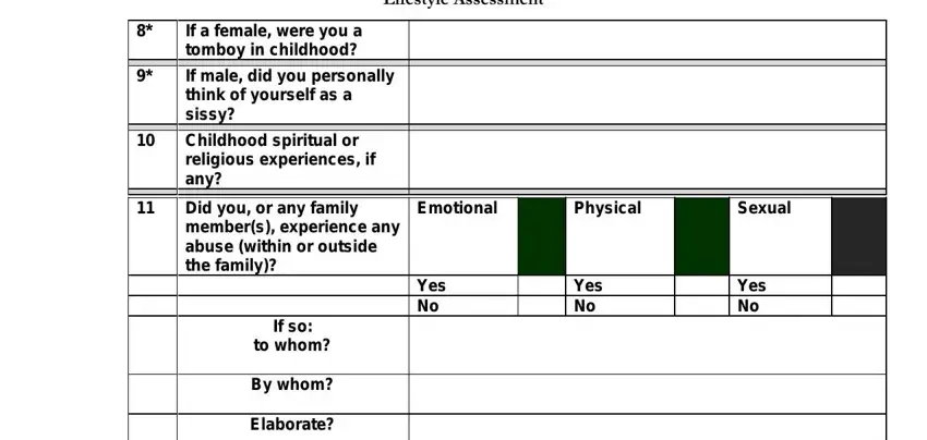 stage 4 to filling out form adlerian