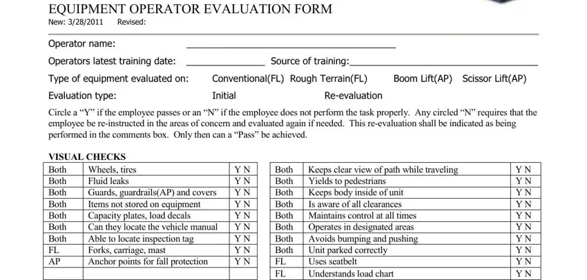 example of blanks in equipment operator certification card template