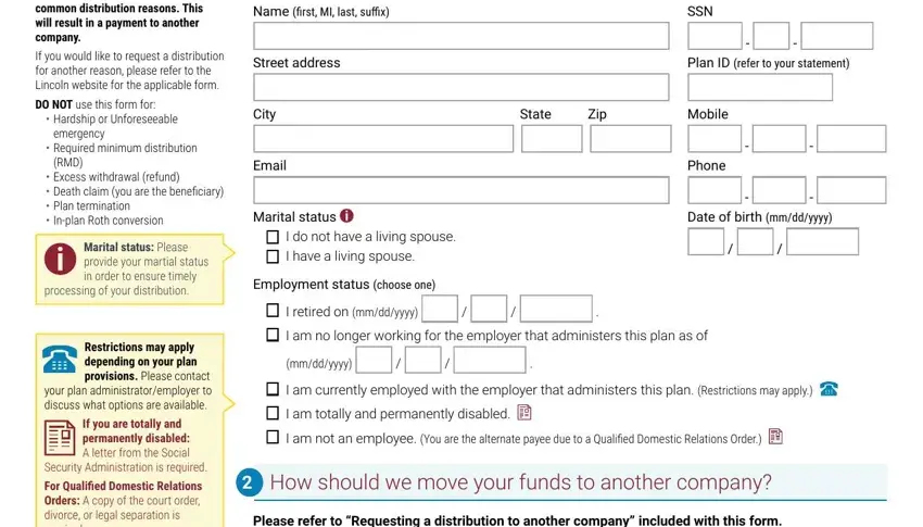 stage 2 to completing lincoln request annuity