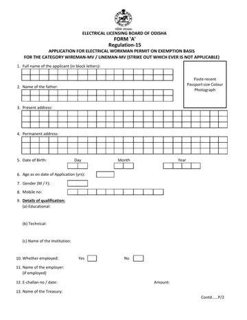 Lineman Mv License Form Preview