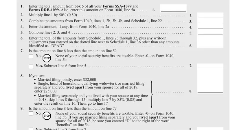 social security benefits worksheet gaps to complete