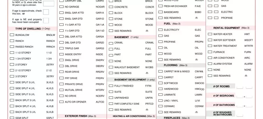 step 4 to finishing listing sheet template