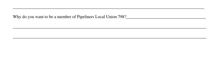part 5 to filling out 798 pipeline union