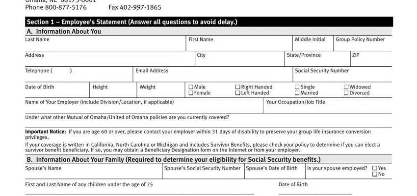 long term disability form ontario pdf spaces to fill in