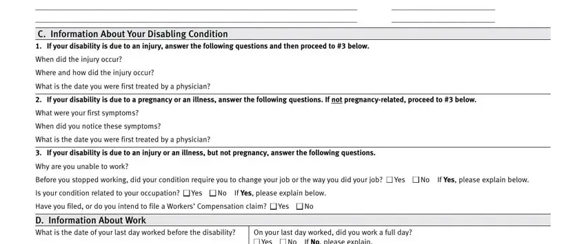 Completing long term disability form ontario pdf part 2
