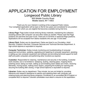 Longwood Library Form Preview