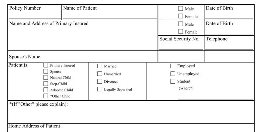 loyal form policy gaps to complete