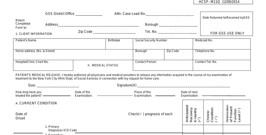 how to m11q empty spaces to fill out