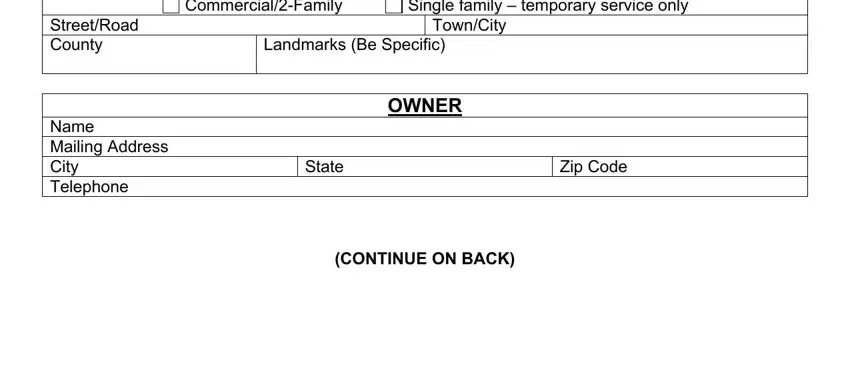 Completing city of falmouth electrical permit application maine stage 2