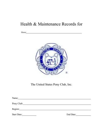 Maitenance Book Form Preview