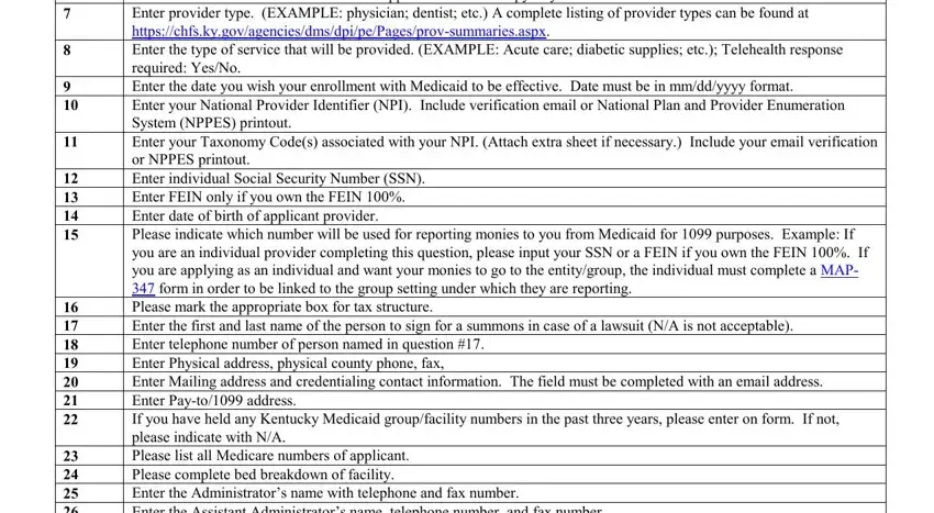 Filling out kentucky map 811 online part 3