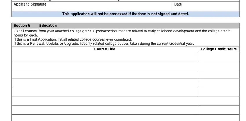 part 3 to filling out maryland form credentialing