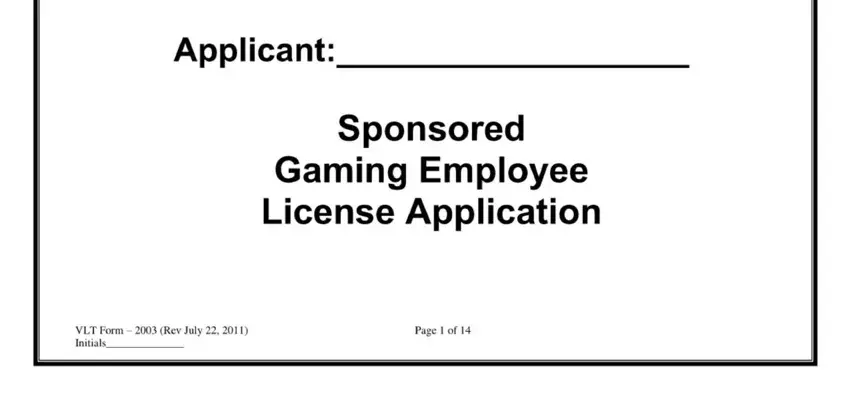 part 1 to writing md lottery gaming license application