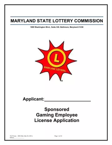 Maryland Lottery License Preview