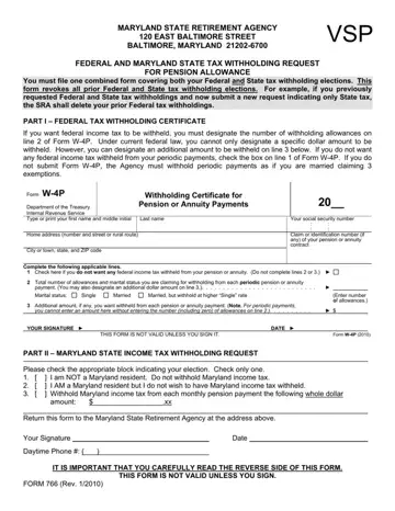 Maryland Tax Form 766 Preview