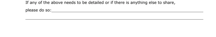 Filling in massage therapist intake forms stage 3