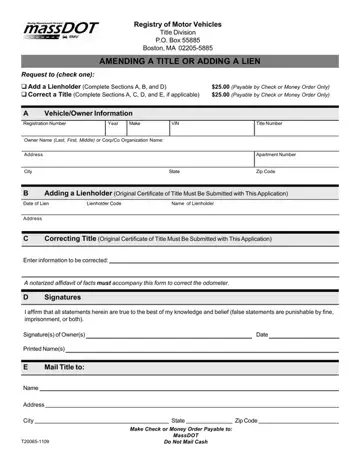 Massdot Form T20065 1109 Preview
