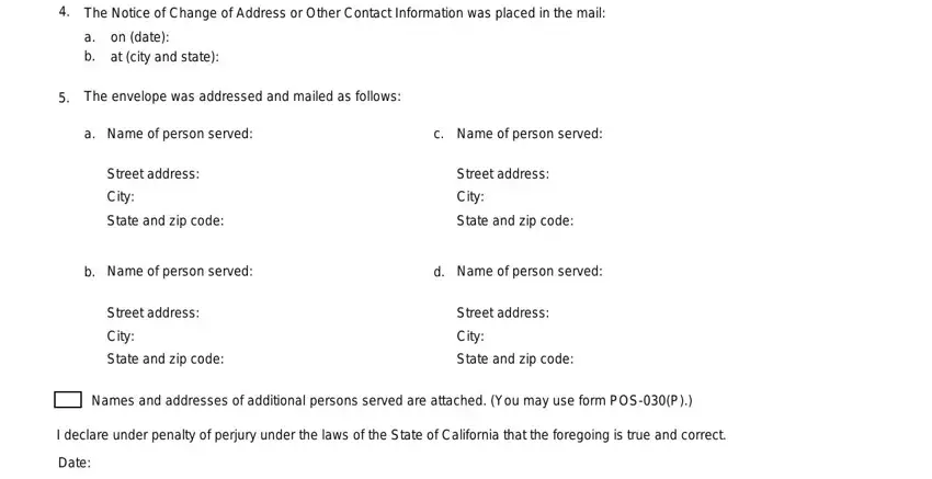 Completing ca notice change form part 5