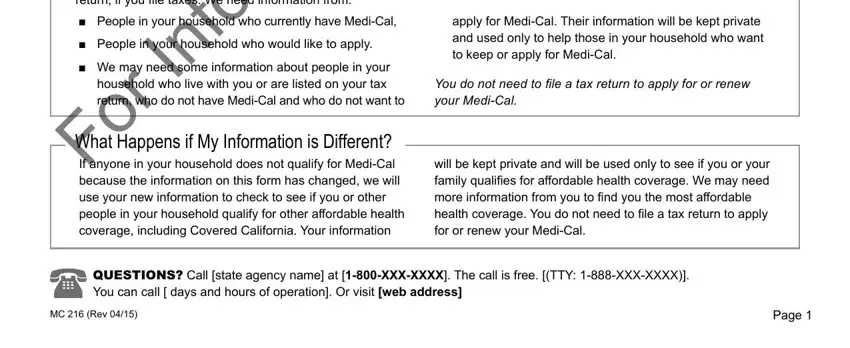 Filling in mc 216 renewal form pdf stage 3