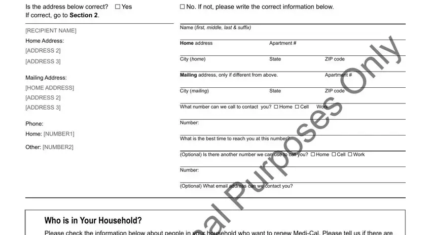 Entering details in mc 216 renewal form pdf stage 4