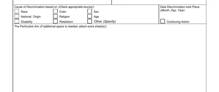 Entering details in foregoing part 2