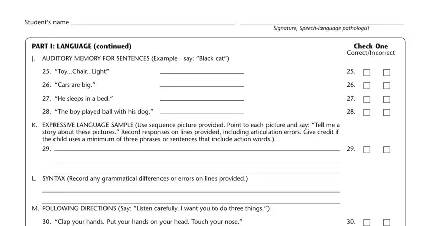 Filling out Mcps Form 335 37 stage 3