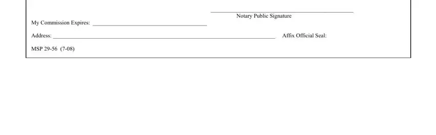 Entering details in police regulated firearms stage 3