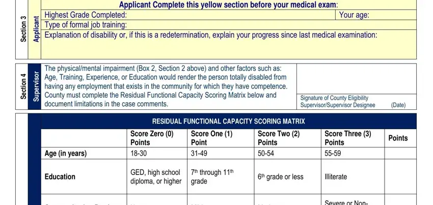 Filling out colorado state med 9 form stage 3