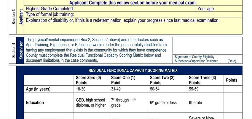 Filling out med 9 stage 3