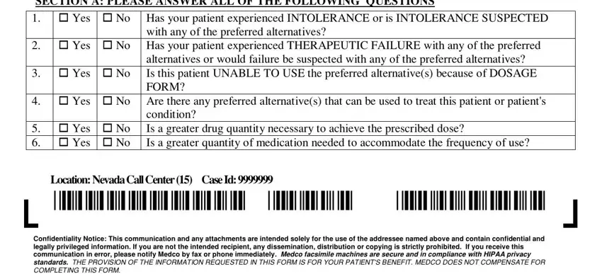 step 2 to completing medco medicare part d prime prior authorization form