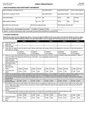 Medicaid Renewal Form Preview