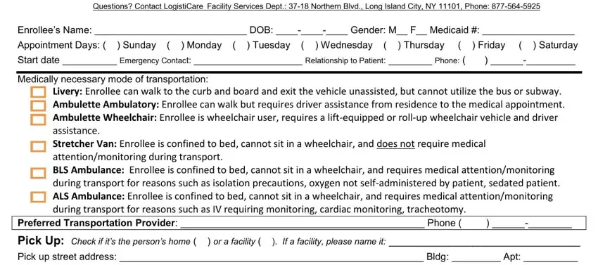 form 2020 transportation blanks to consider