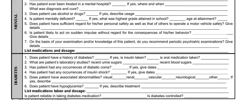 Filling in dmv medical review form part 5