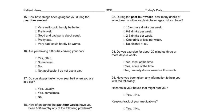 part 4 to entering details in annual wellness visit form