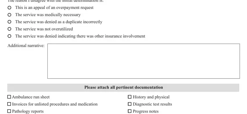 Filling out medicare part b redetermination form 2019 part 3