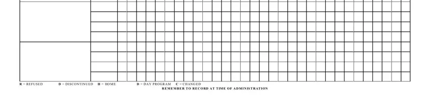 Filling in mar sheet step 2