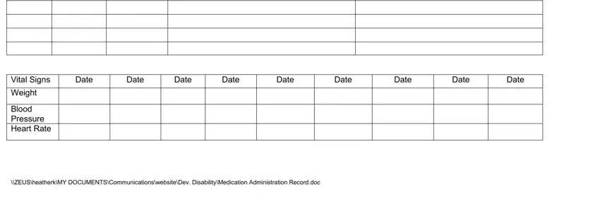 part 4 to entering details in administration record printable