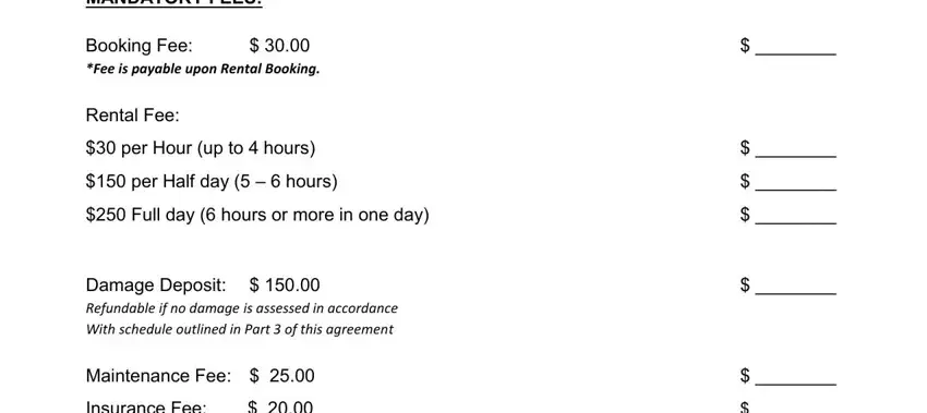 portion of gaps in contract templates for meeting room rental