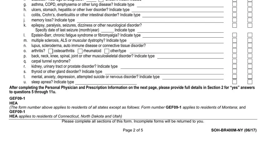 Entering details in metlife eoi form part 4