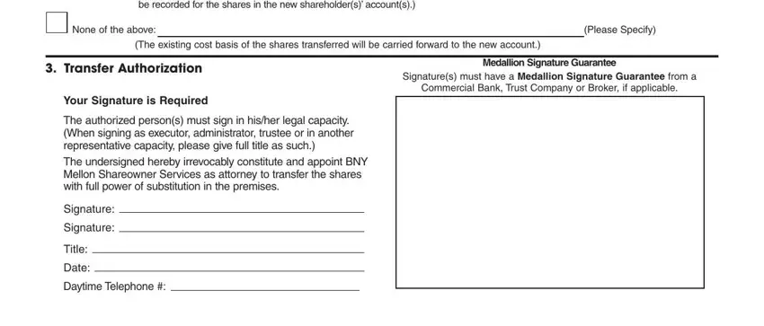 step 2 to completing metlife stock transfer form computershare