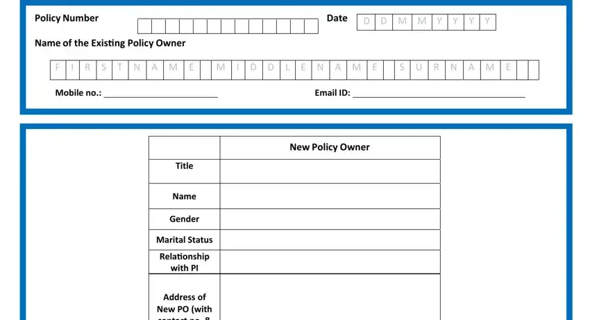 melife change of policy ownership form blanks to complete