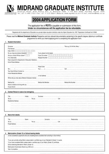 Mgi Online Application Form Preview