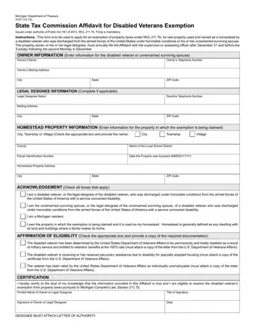Michigan 5107 Form Preview