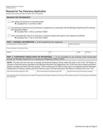 Michigan 5156 Form Preview