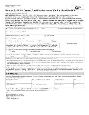 Michigan Form 2196 Preview