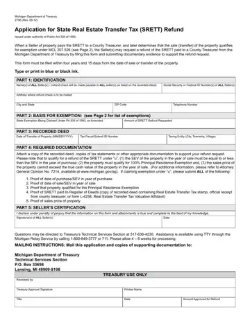 Michigan Form 2796 Preview