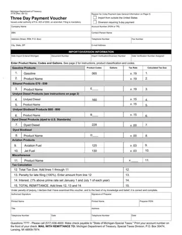 Michigan Form 3778 Preview